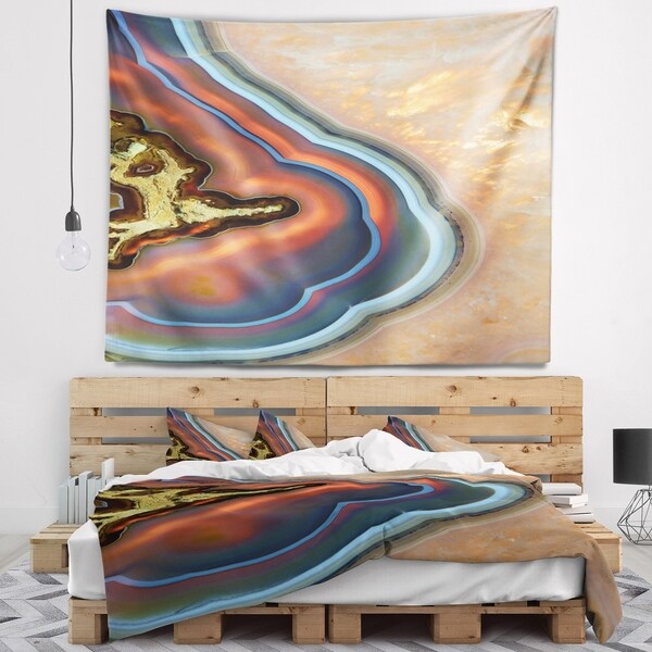 Designart 'Abstract Mineral Texture' Abstract Wall Tapestry