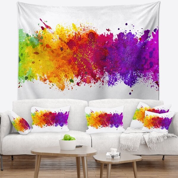 abstract wall tapestry