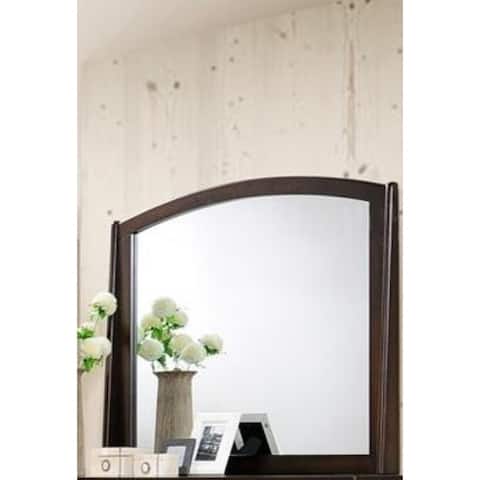 Contemporary Appeal Mirror, Varnish Oak - clear