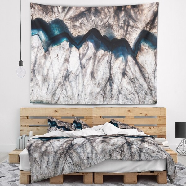 Designart 'Mineral Macro' Abstract Wall Tapestry