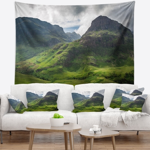 Designart 'Summer in Scotland' Landscape Photography Wall Tapestry