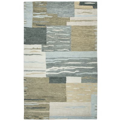 Rizzy Home Leone Hand-Tufted 2'6" x 10' Runner Rug, Neutral