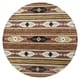 preview thumbnail 7 of 13, Alora Decor Ryder Rust, Tan, Ivory, and Grey Hand-tufted Wool Rug