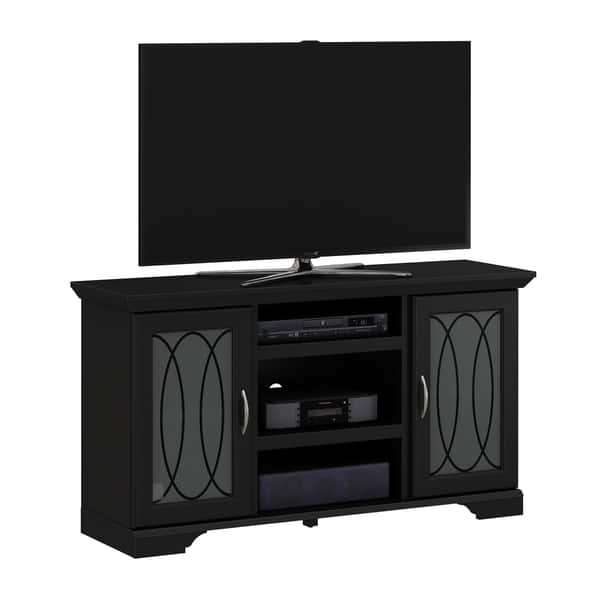 Winfield Tv Stand For Tvs Up To 55 Black Overstock 20888861