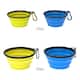 Collapsible Pet Bowls- Portable Silicone Food and Water Dog Bowl Set, BPA and Lead Free - 2 Pack, 12oz/32oz by PETMAKER