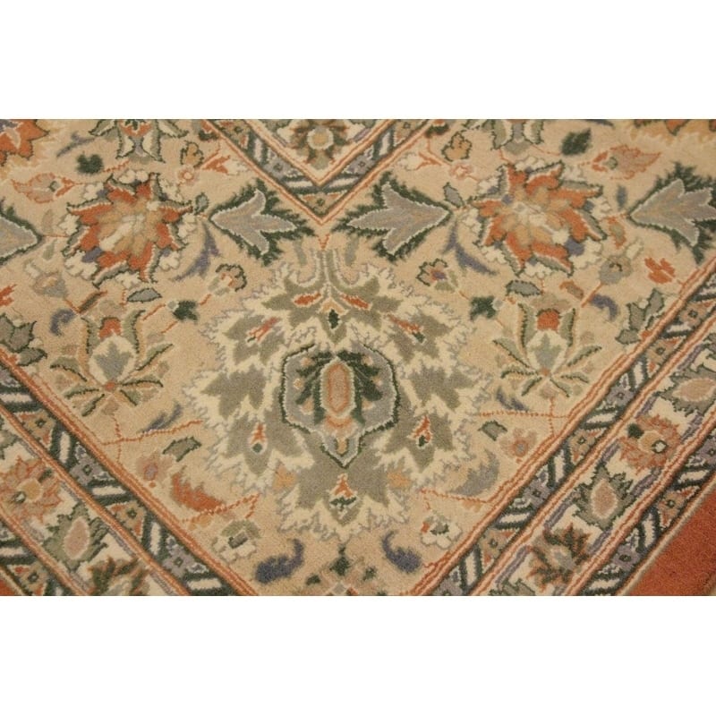 Lahore Pak-Persian Paulina Rust/Tan Wool Rug - 8'10