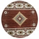 preview thumbnail 9 of 14, Alora Decor Ryder Brown, Tan, and Grey Hand-tufted Wool Rug