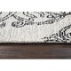 preview thumbnail 7 of 21, Alora Decor Lavine Grey/ Blue Hand-tufted Medallion Wool Rug