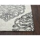preview thumbnail 11 of 21, Alora Decor Lavine Grey/ Blue Hand-tufted Medallion Wool Rug