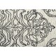 preview thumbnail 10 of 21, Alora Decor Lavine Grey/ Blue Hand-tufted Medallion Wool Rug
