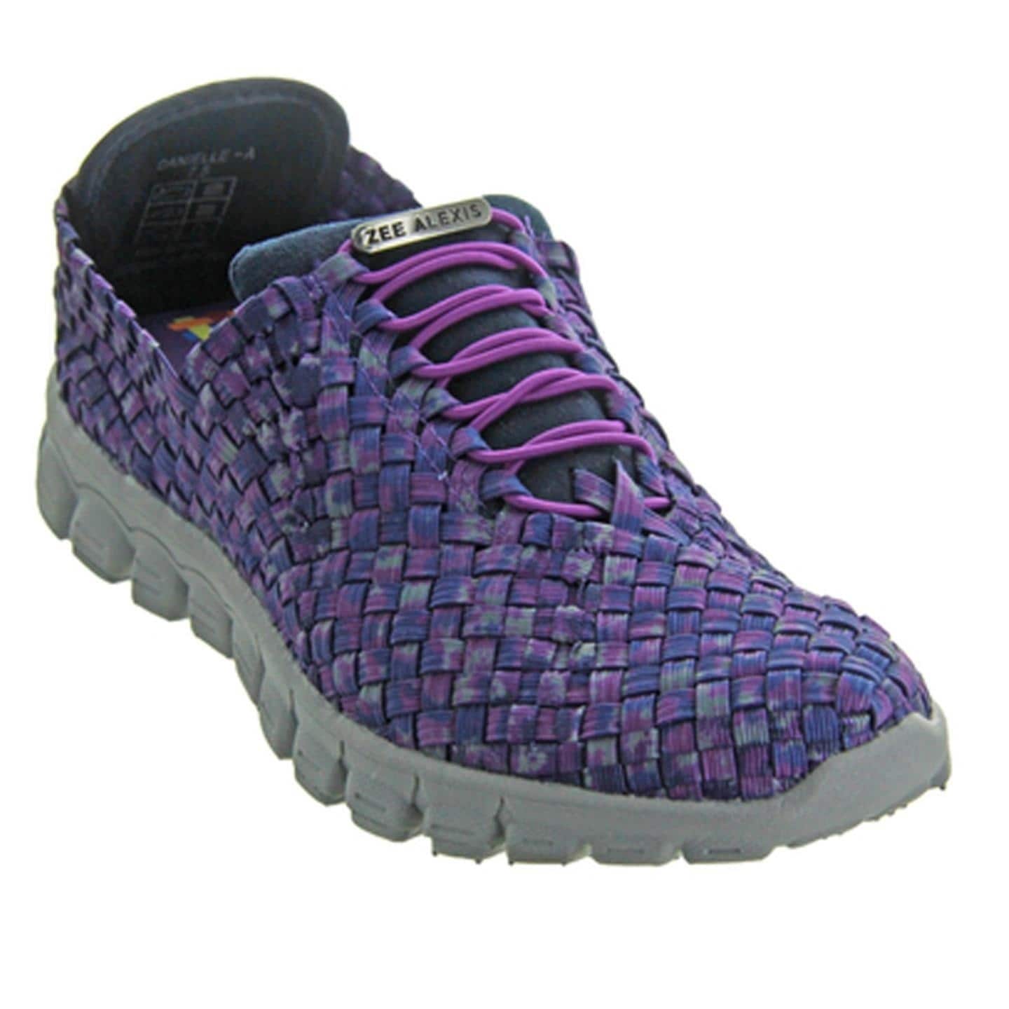 purple athletic shoes womens