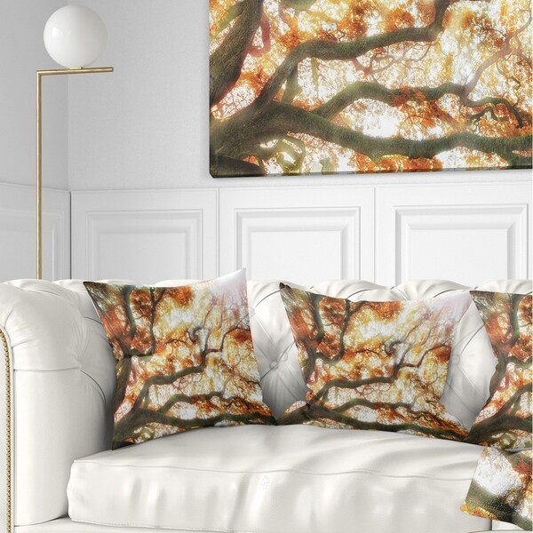 Designart 'Big Tree' Photography Throw Pillow