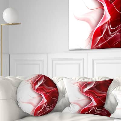 Designart '3D Fractal Abstract Design' Abstract Throw Pillow