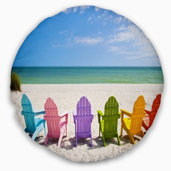 beach chairs with pillow