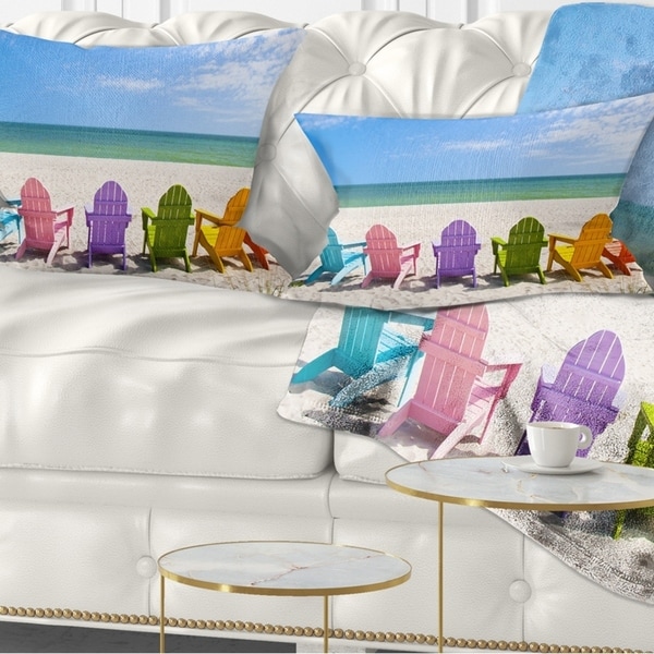 Beach chair hot sale pillows