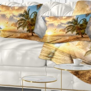 Designart CU11449-16-16-C Waters and Blue Sky Sunset Modern Seascape Round Cushion Cover for Living Room Sofa Throw Pillow 16 Insert Printed On Both Side Designart CU11449-16-16-C Waters and Blue Sky Sunset Modern Seascape Round Cushion Cover for Living Room Sofa Throw Pillow 16 Insert Printed On Both Side