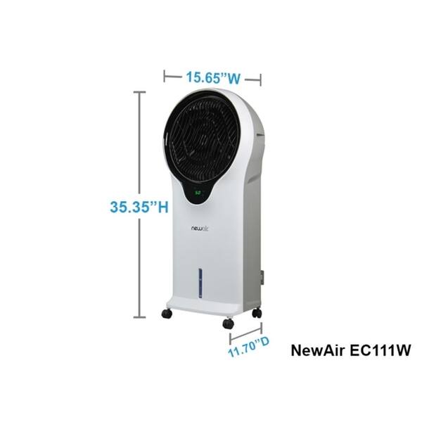 Shop Newair Ec111w Portable Evaporative Air Cooler White Free