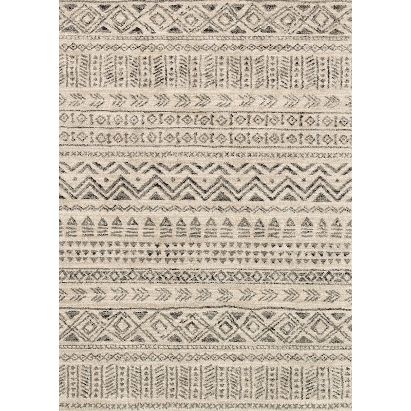 Alexander Home Brentley Tribal Graphite Moroccan Area Rug