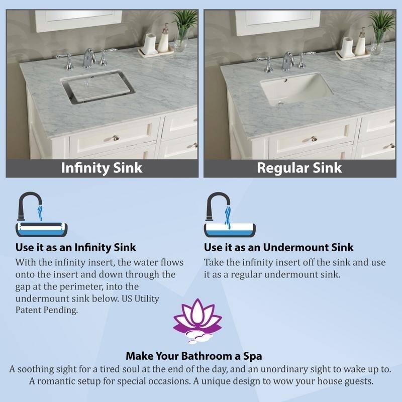 Shutter Spa 82 In. Bath and Makeup Hybrid Vanity