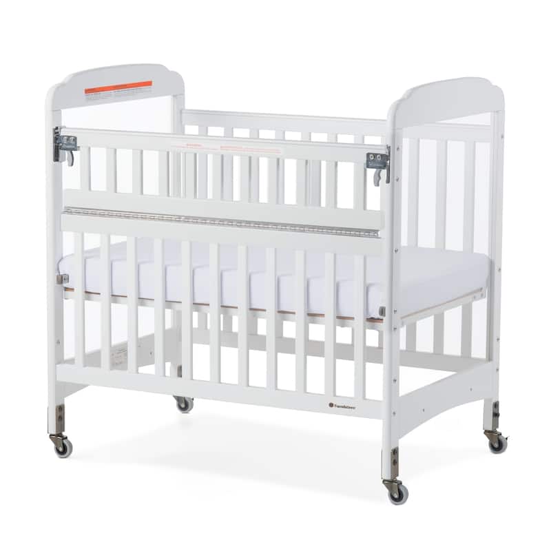 Next Gen Serenity SafeReach Compact Clearview Crib - White - N/A