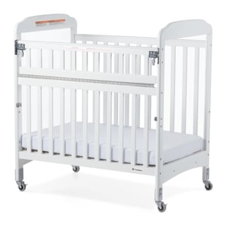 Next Gen Serenity SafeReach Compact Clearview Crib - White - N/A