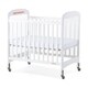 preview thumbnail 2 of 1, Next Gen Serenity Fixed-Side Compact Clearview Crib - White