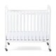 preview thumbnail 1 of 1, Next Gen Serenity Fixed-Side Compact Clearview Crib - White