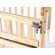 preview thumbnail 5 of 4, Next Gen Serenity SafeReach Compact Clearview Crib - Natural