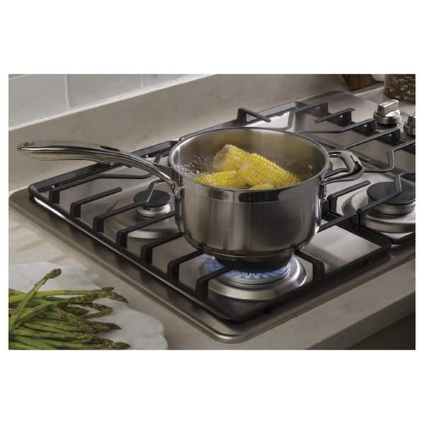 Shop Ge 30 In Right Hand Control Gas Cooktop In Stainless Steel