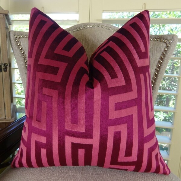 Fuchsia 2024 throw pillows