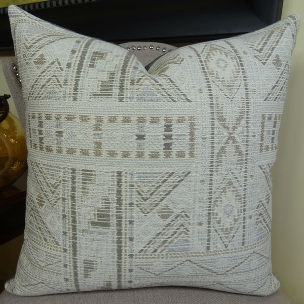 Set of 4 Cream Boho Throw Pillow Covers 18X18 Decorative Pillows