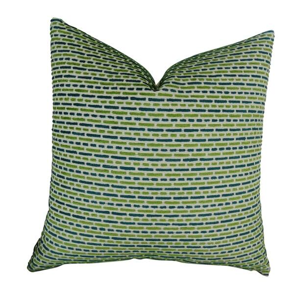 Shop Thomas Collection Emerald Green Navy Striped Luxury Couch