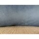 Thomas Collection Solid Dark Blue Luxury Throw Pillow, Handmade in USA, 15003D - Thumbnail 1