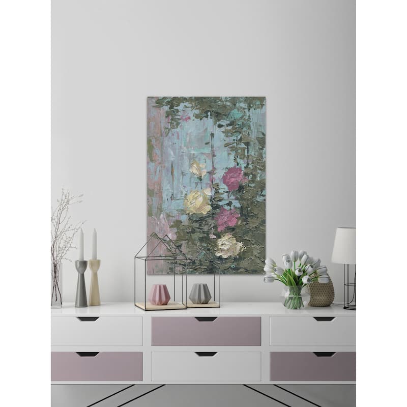 'Secret Garden' Painting Print on Wrapped Canvas