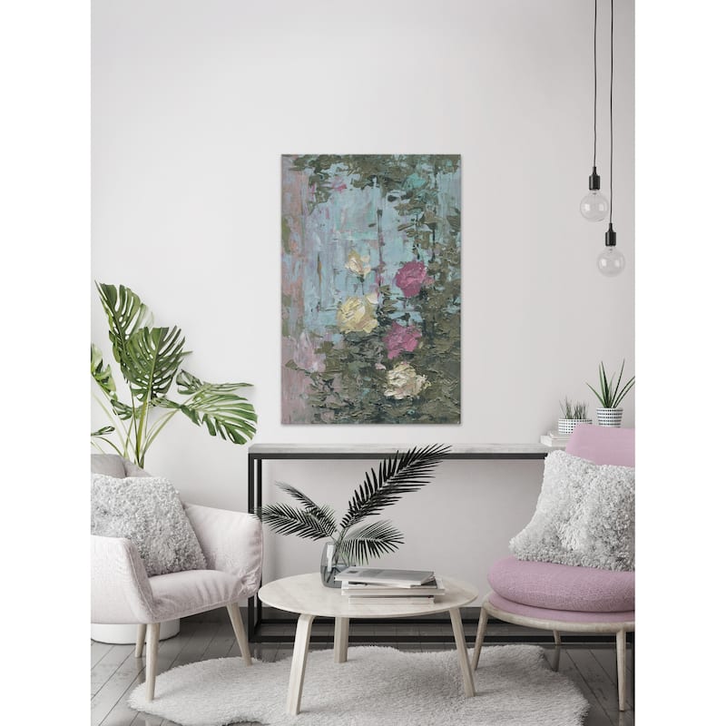'Secret Garden' Painting Print on Wrapped Canvas