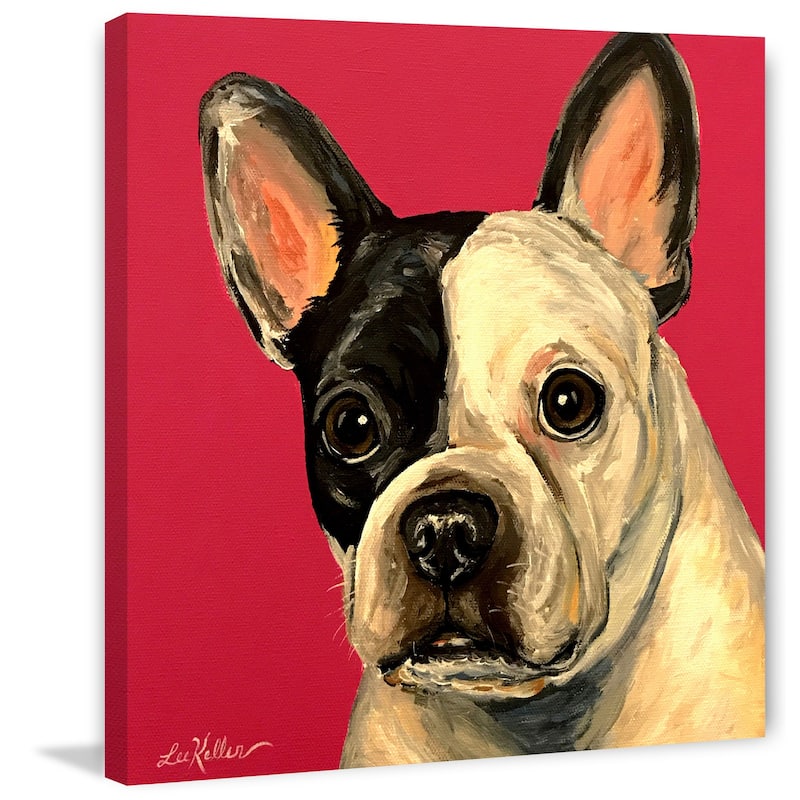 'Frenchie Mona' Painting Print on Wrapped Canvas - Bed Bath & Beyond ...