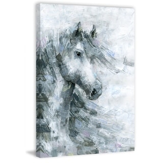 'Horse in the Wind' Painting Print on Wrapped Canvas - Bed Bath ...