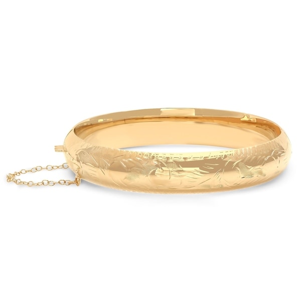 Bangle Bracelet 925 Sterling Silver S//F Engraved Design Adjustable Girls Size
