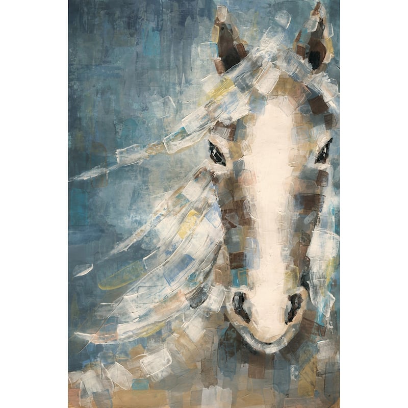 'Stubborn Stare' Painting Print on Wrapped Canvas