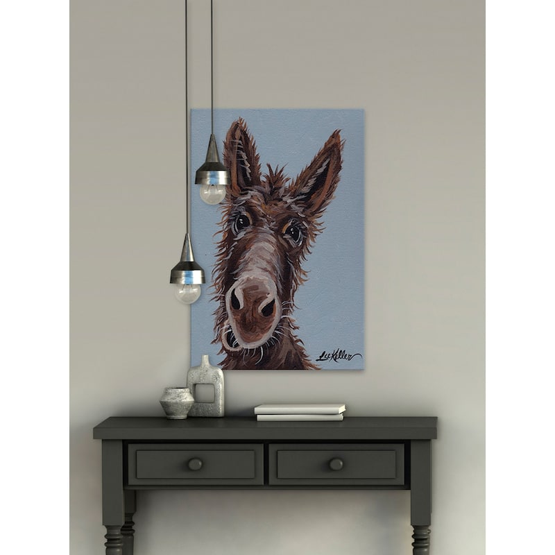 'Donkey Favorite' Painting Print on Wrapped Canvas