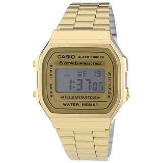 casio retro gold watch
