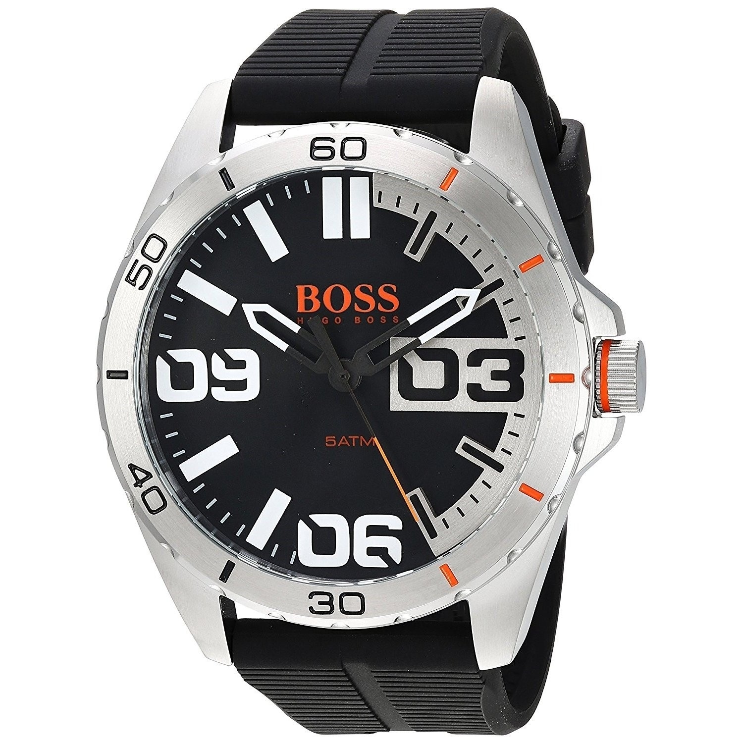 hugo boss rubber watch
