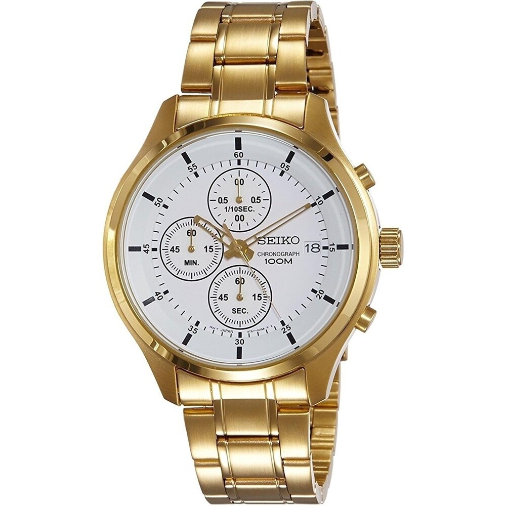 seiko 43mm men's chronograph