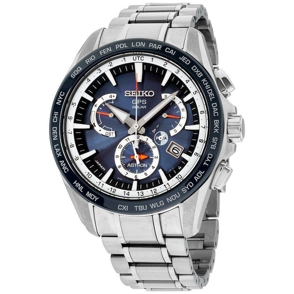 seiko astron watch gps solar chronograph