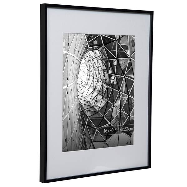 Shop 16x20 Aluminum Gallery Frame Matted To 11x14 Free Shipping