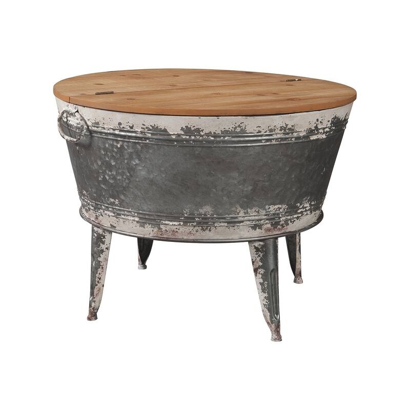 Shellmond Industrial Distressed Cocktail Table