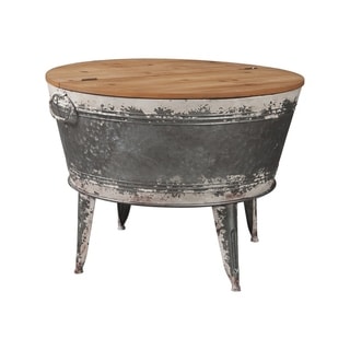 Shellmond Industrial Distressed Cocktail Table