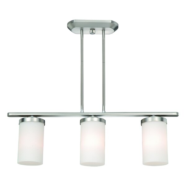 brushed nickel island light fixtures