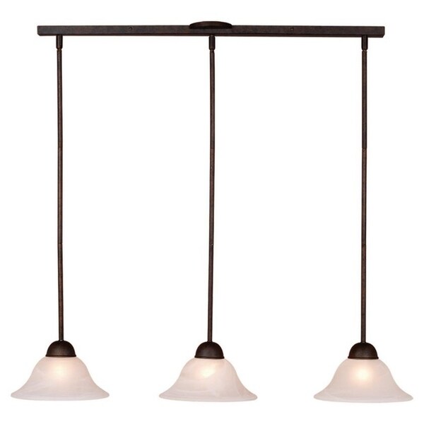 Vaxcel Da Vinci 3L Mini Pendant Oil Burnished Bronze