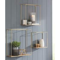 Efharis Gold Wall Shelf